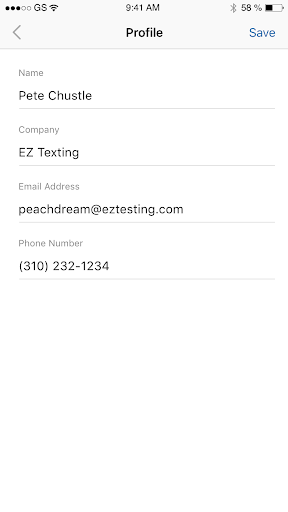 Mobile App Settings: Updating Your Profile
