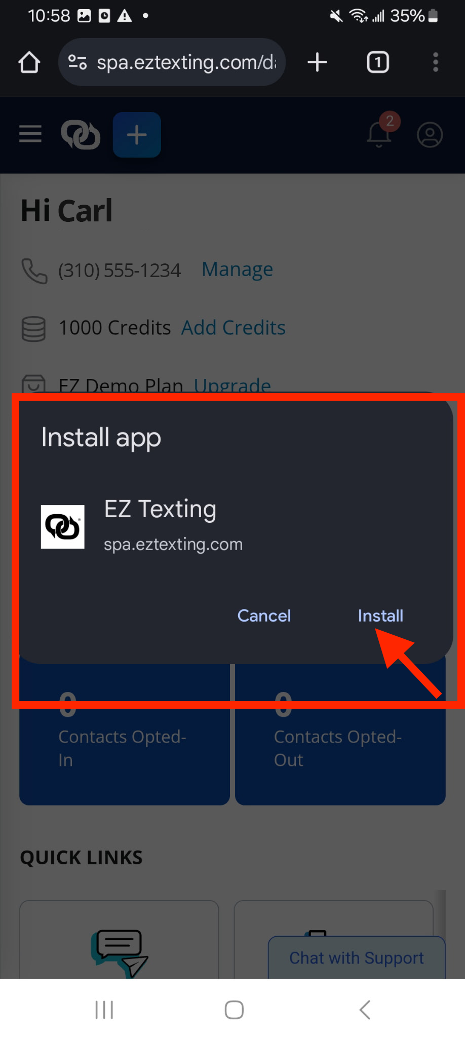 How to Access Your EZ Texting Account on a Mobile Device
