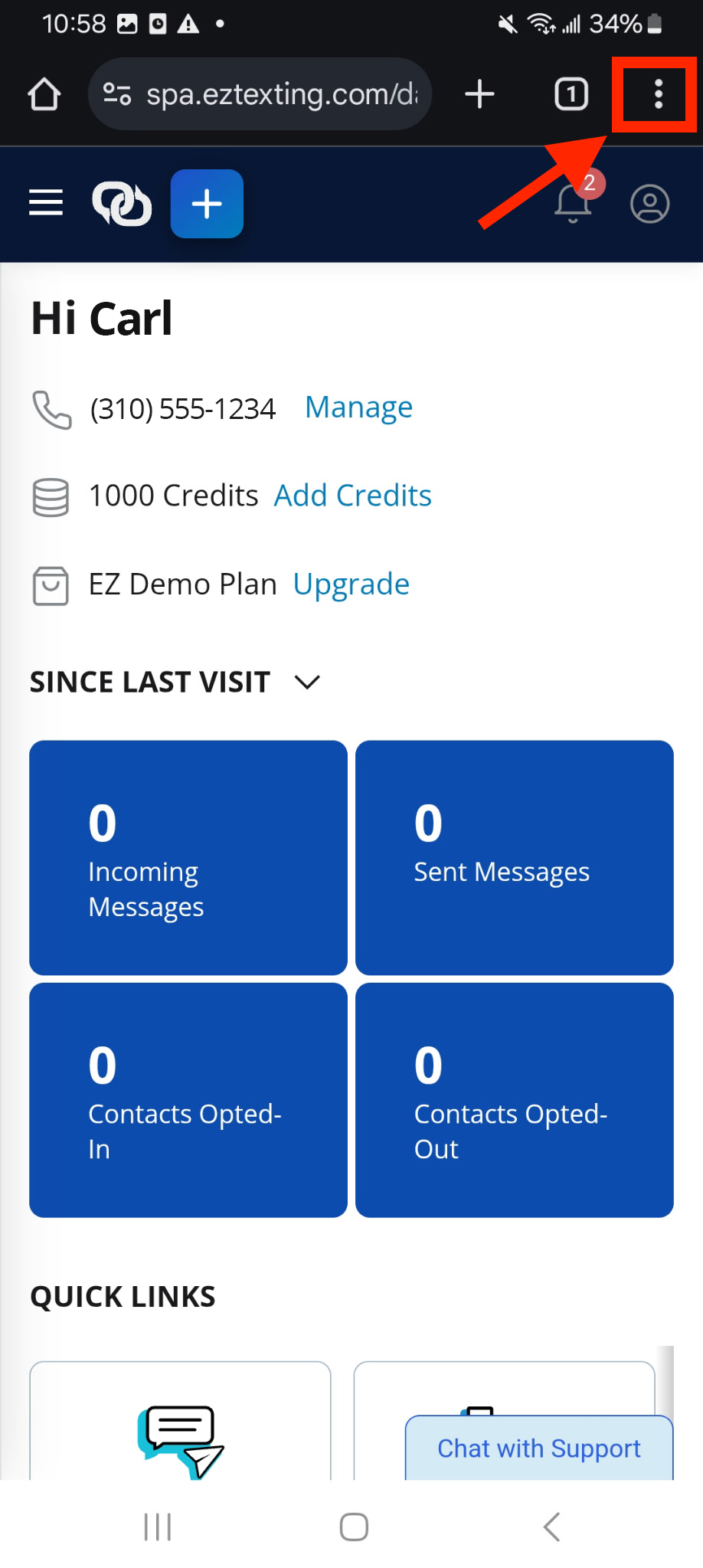 How to Access Your EZ Texting Account on a Mobile Device