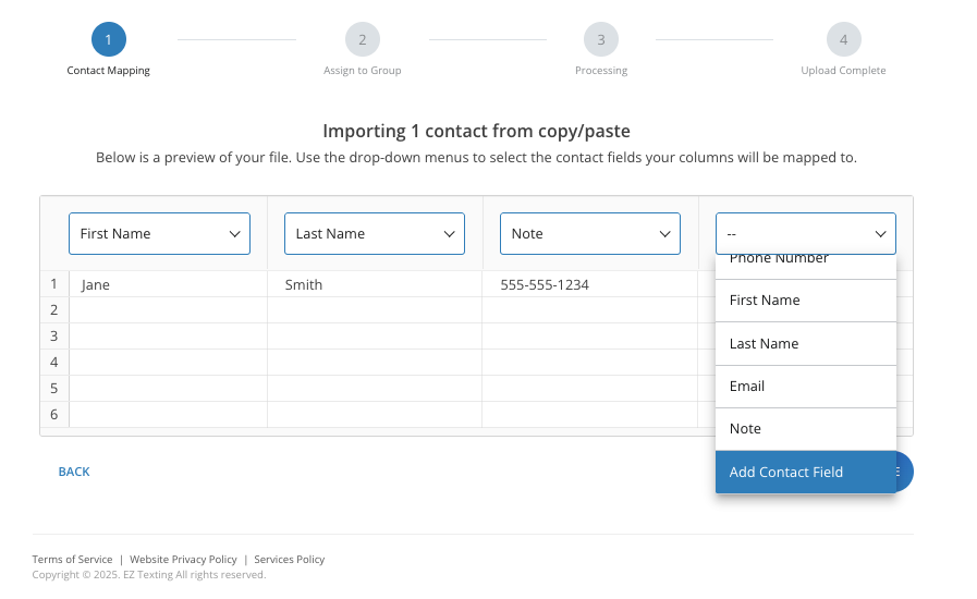 Custom Contact Fields and Personalization