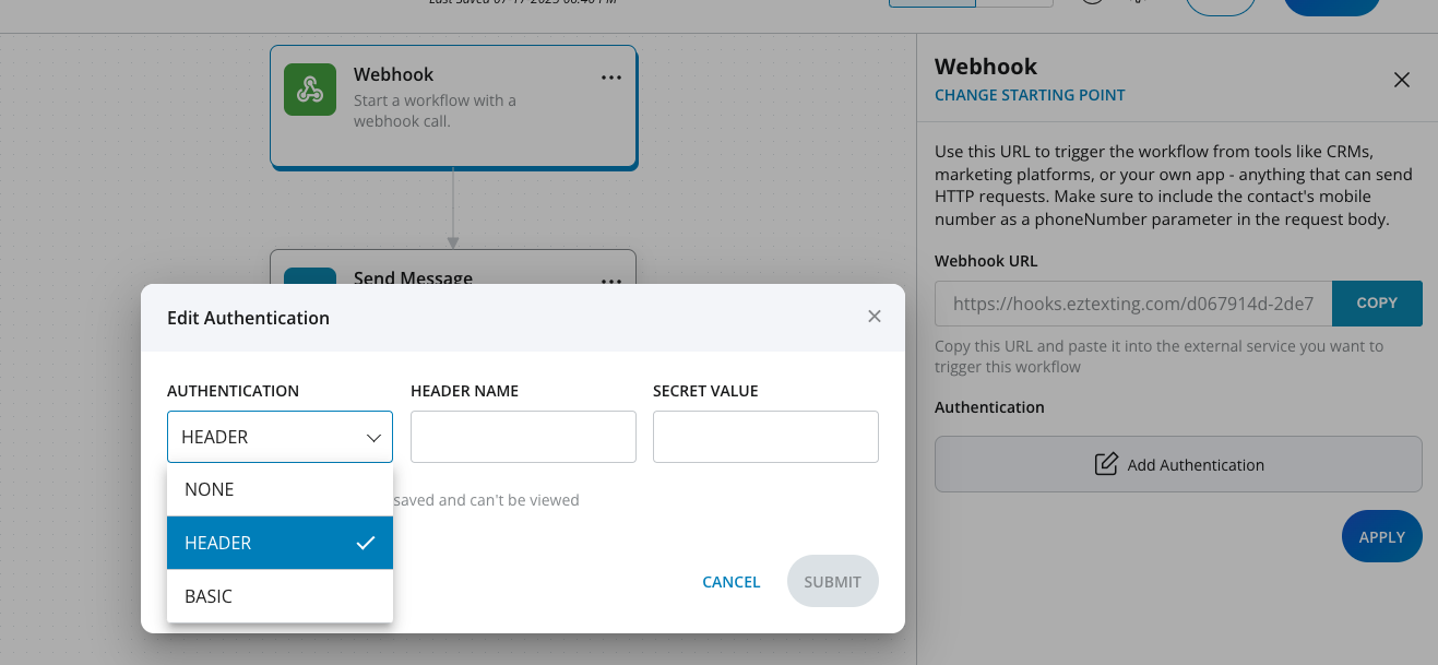 How To Set Up the Webhook Trigger in Workflows