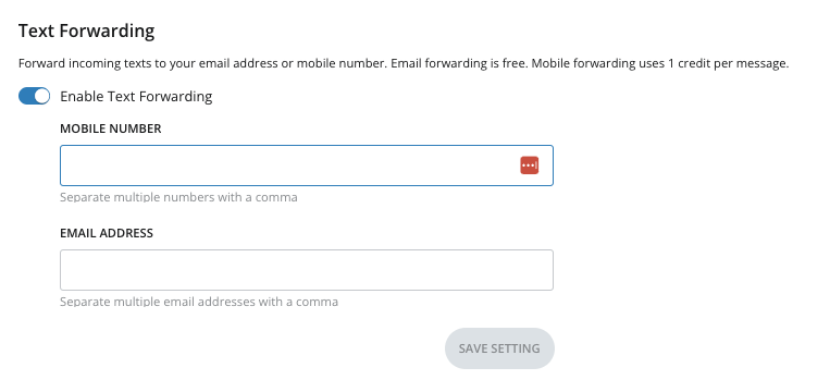 Forwarding Inbound Messages To An Email Account